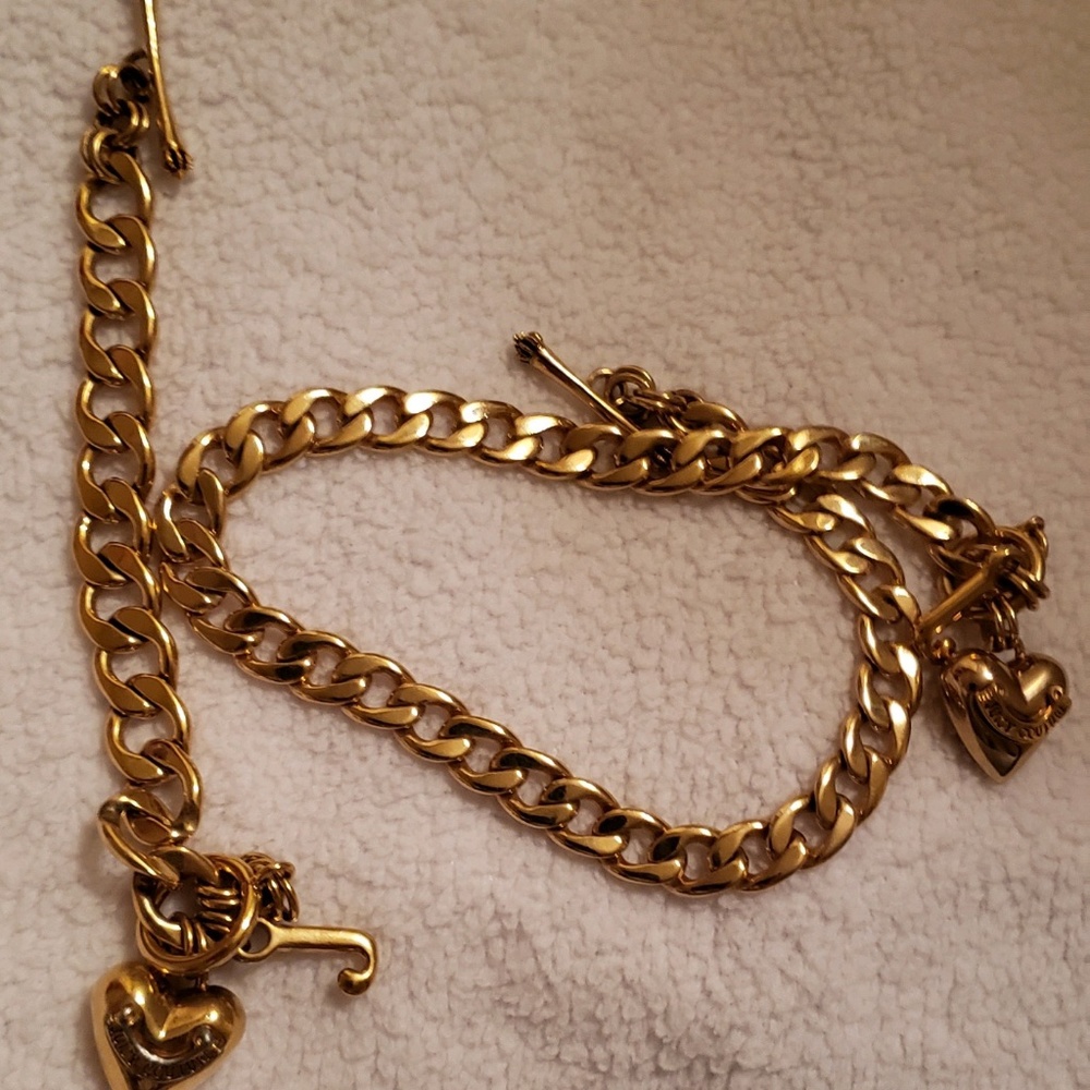 Juicy couture bracelet & necklace